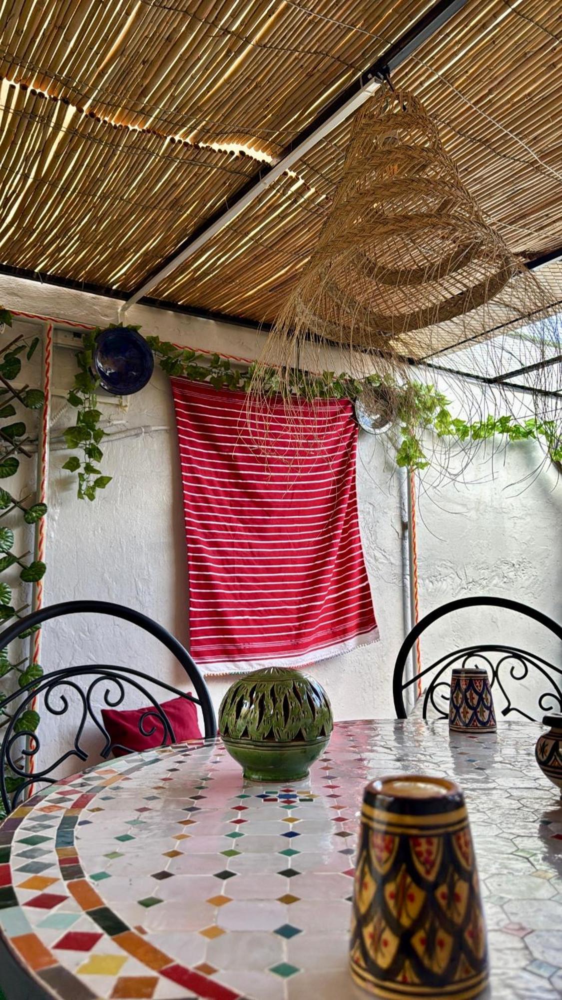 La Casa De Oussama With Traditional Private Terrace Rabat Exterior foto